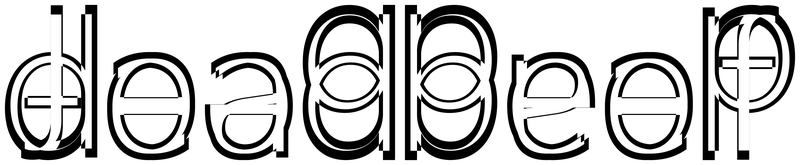 Ambigram for deadbeef in Malgunsl